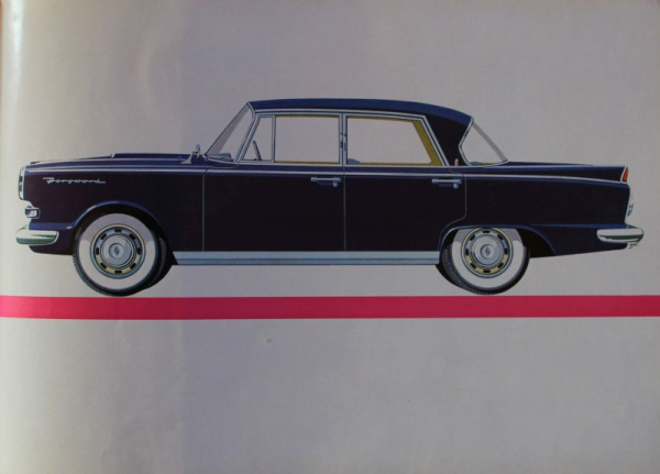 Borgward Airswing P 100 Modelprogram 1960 Carbrochure (10045)